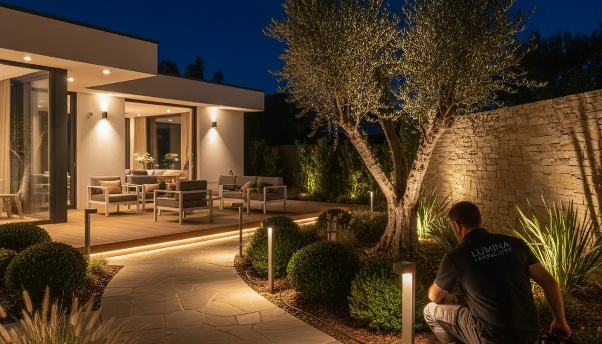 Landscape lighting installation in Aurora, CO for safe, stylish Colorado outdoor living spaces