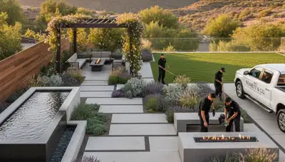 Aurora, CO landscaping service for residential yard maintenance and landscape design