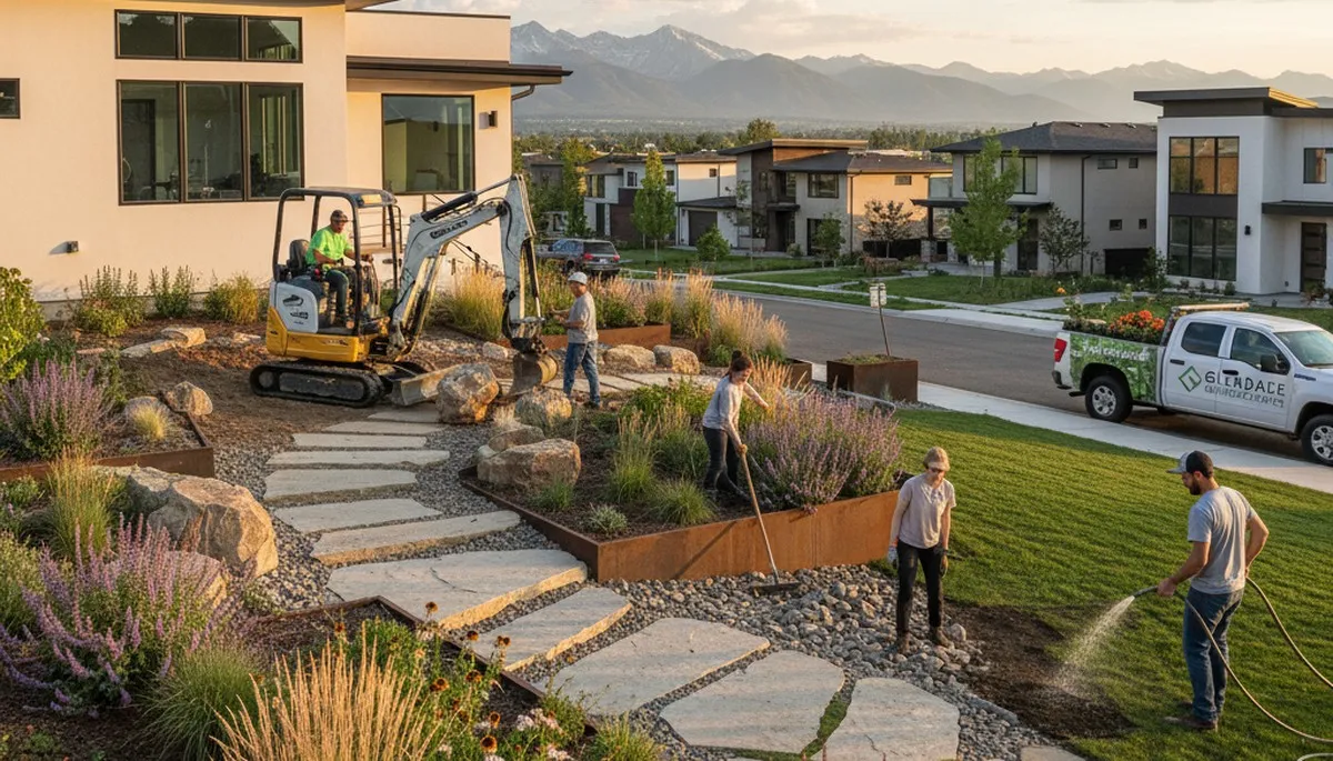 Aurora, CO landscaping services for residential and commercial yard maintenance and design