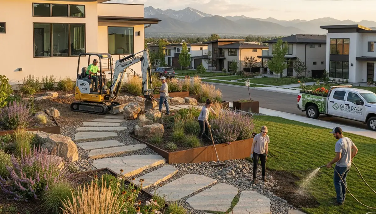 Aurora, CO landscaping services for residential and commercial yard maintenance and design