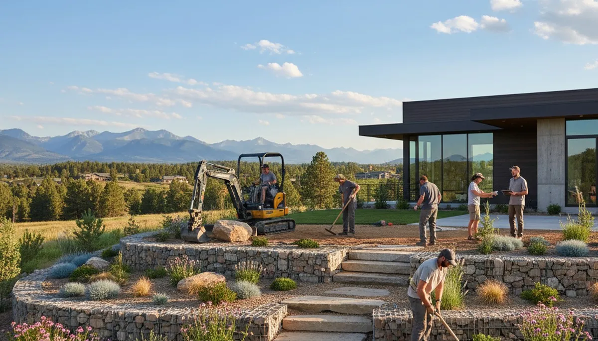 Landscape crew serving Aurora, CO with professional landscaping services for residential and commercial properties