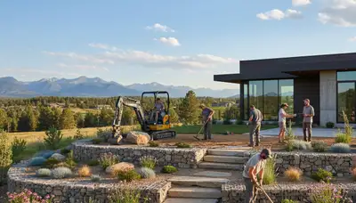 Landscape crew serving Aurora, CO with professional landscaping services for residential and commercial properties
